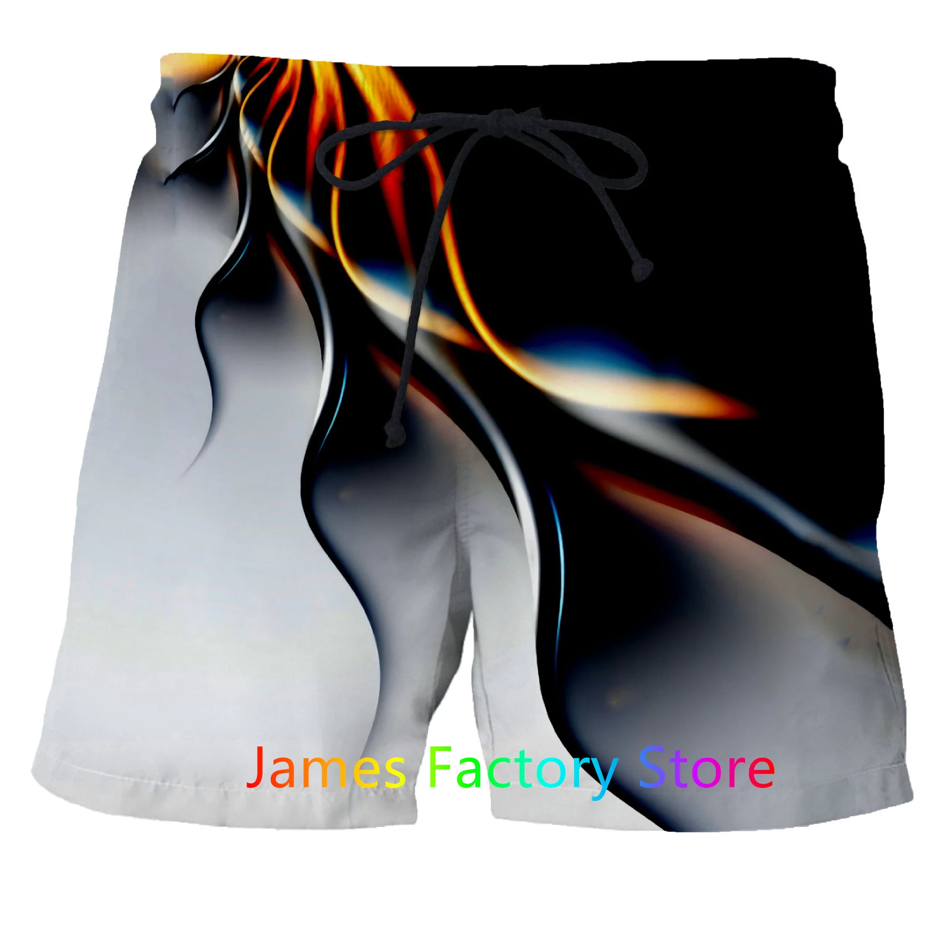 Summer Short Pants For Men Oversized Loose Luxury Duckling 3D Printed Casual Sport Runing Beach Quick Dry Shorts 4