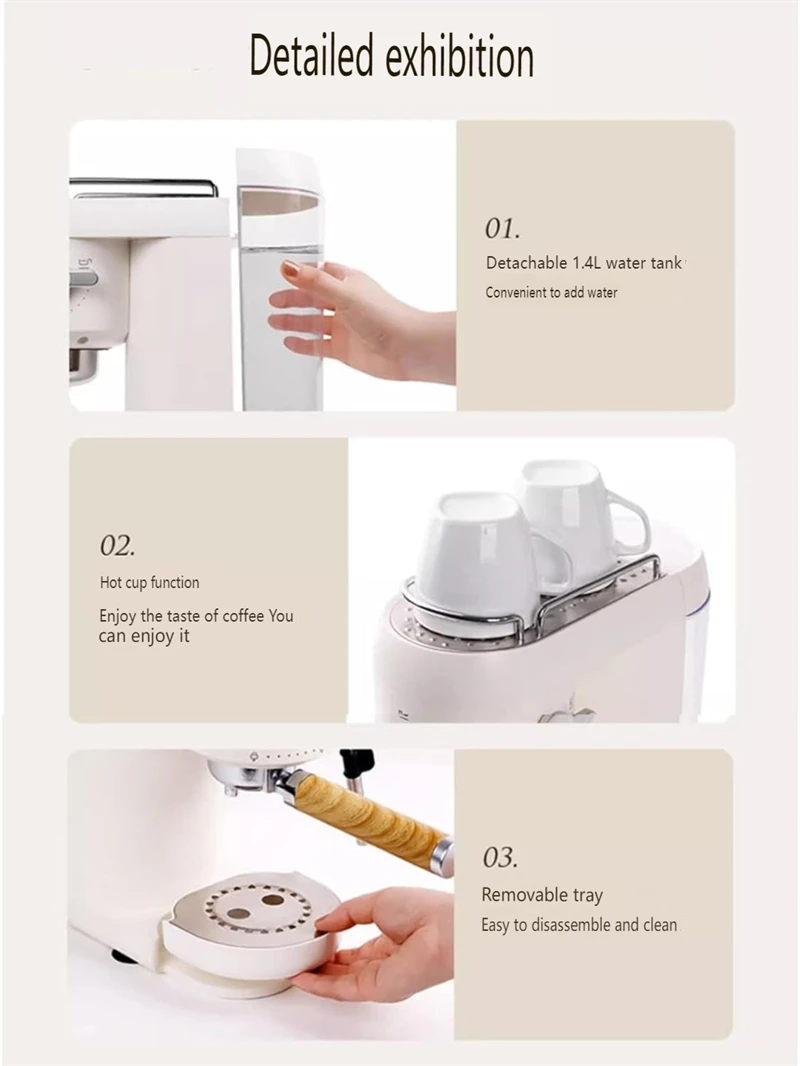 全自動エスプレッソマシン【ミルク自動泡立て付き】 ポータブルスチームミルク泡立て器,ミルク,コーヒー