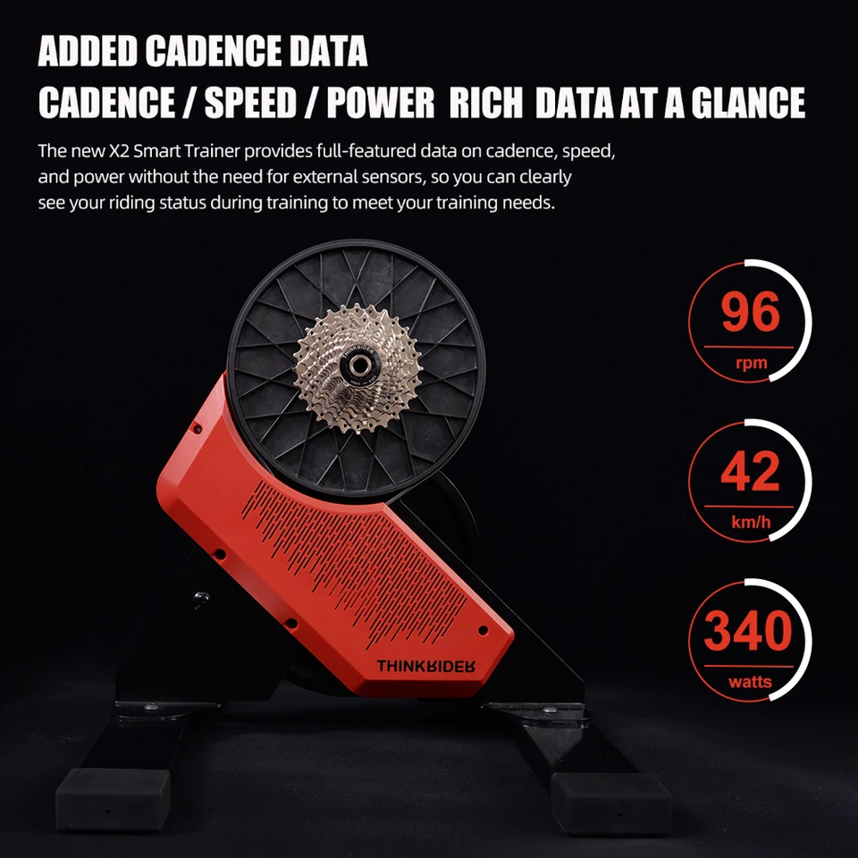 Novo thinkrider x2 inteligente bicicleta trainer mtb estrada