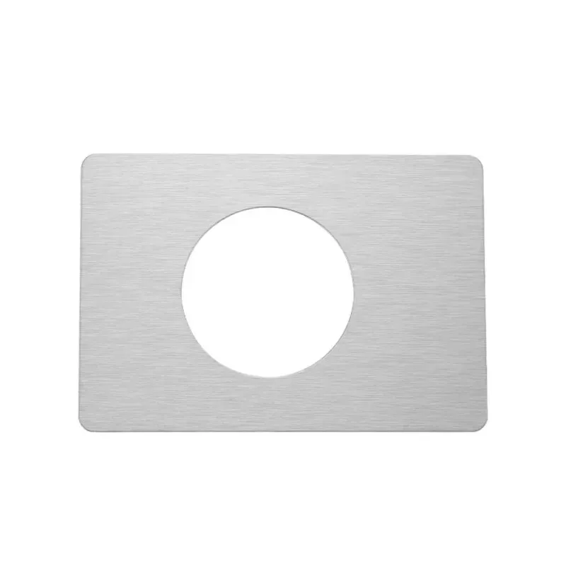Door Lock Repair Plate Spherical Lock Fixing Plate Repair Stainless Steel Thickened Door Circular Installation door lock repair plate