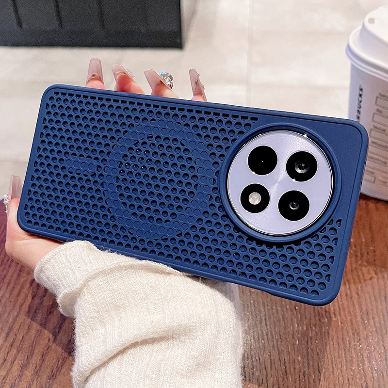 Heat Dissipation Breathable Mesh Shockproof Matte Hard Back Cover