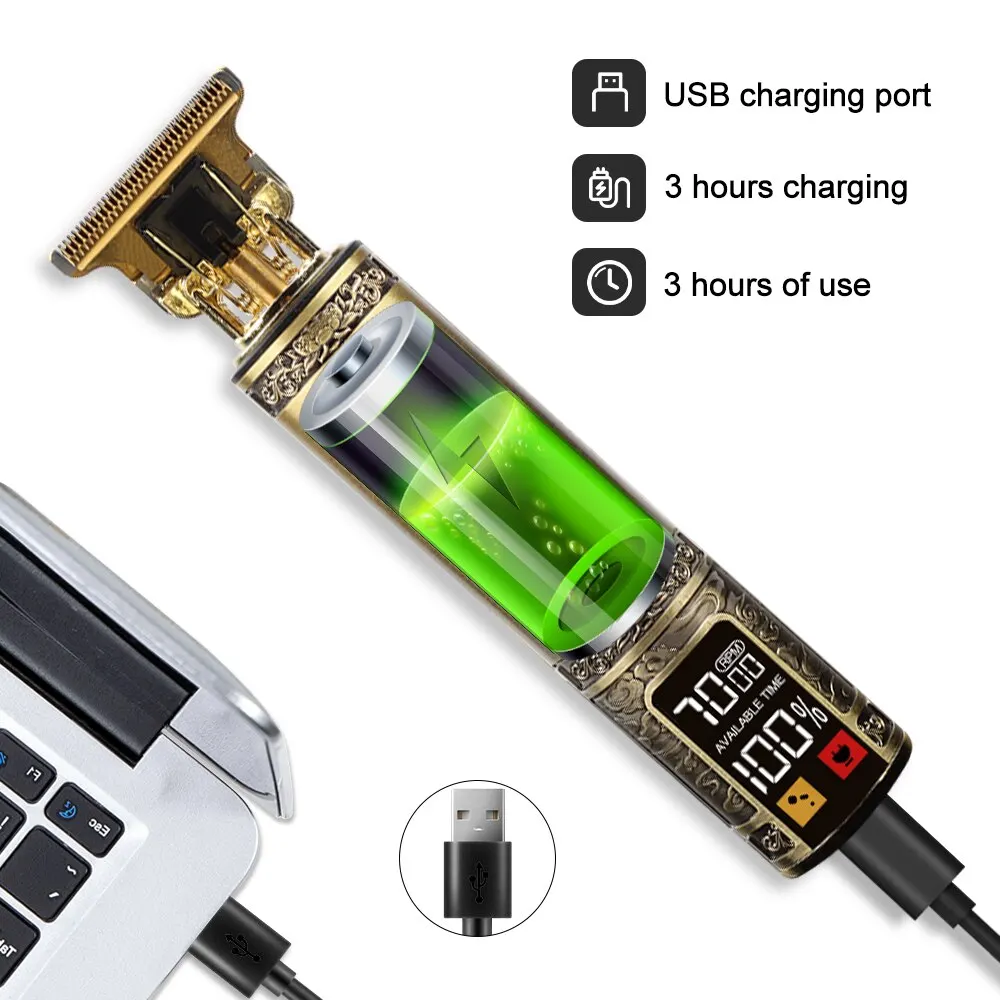 Vintage T9 Hair Clipper Professional Beard Trimmer Electric Haircut Machine, hair clipper,hair trimmer