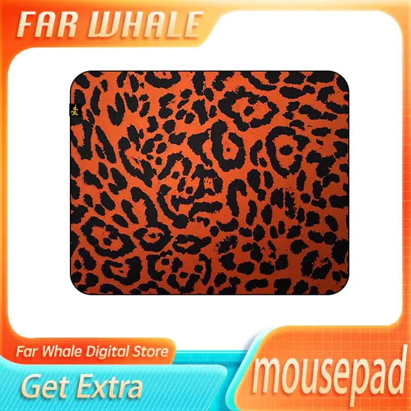 

D-Glow Leopard Print Mousepad Cloth Overlock 3.8mm Individuality Mousepad For Fashionable Man Computer Games Esports Gifts