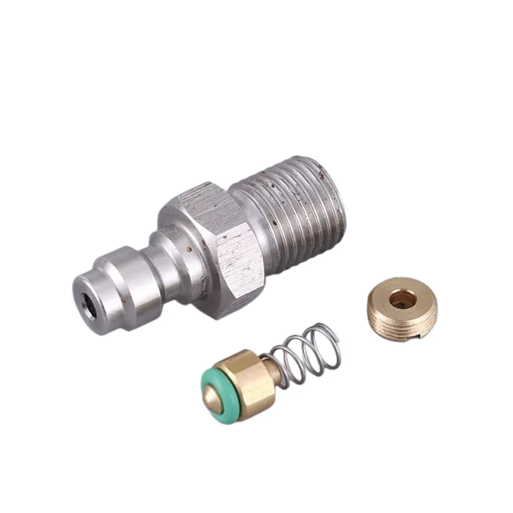 thumbnail image 2 of PCP 8Mm Male Quick Connector One-Way Foster Stainless Steel 2 of 14