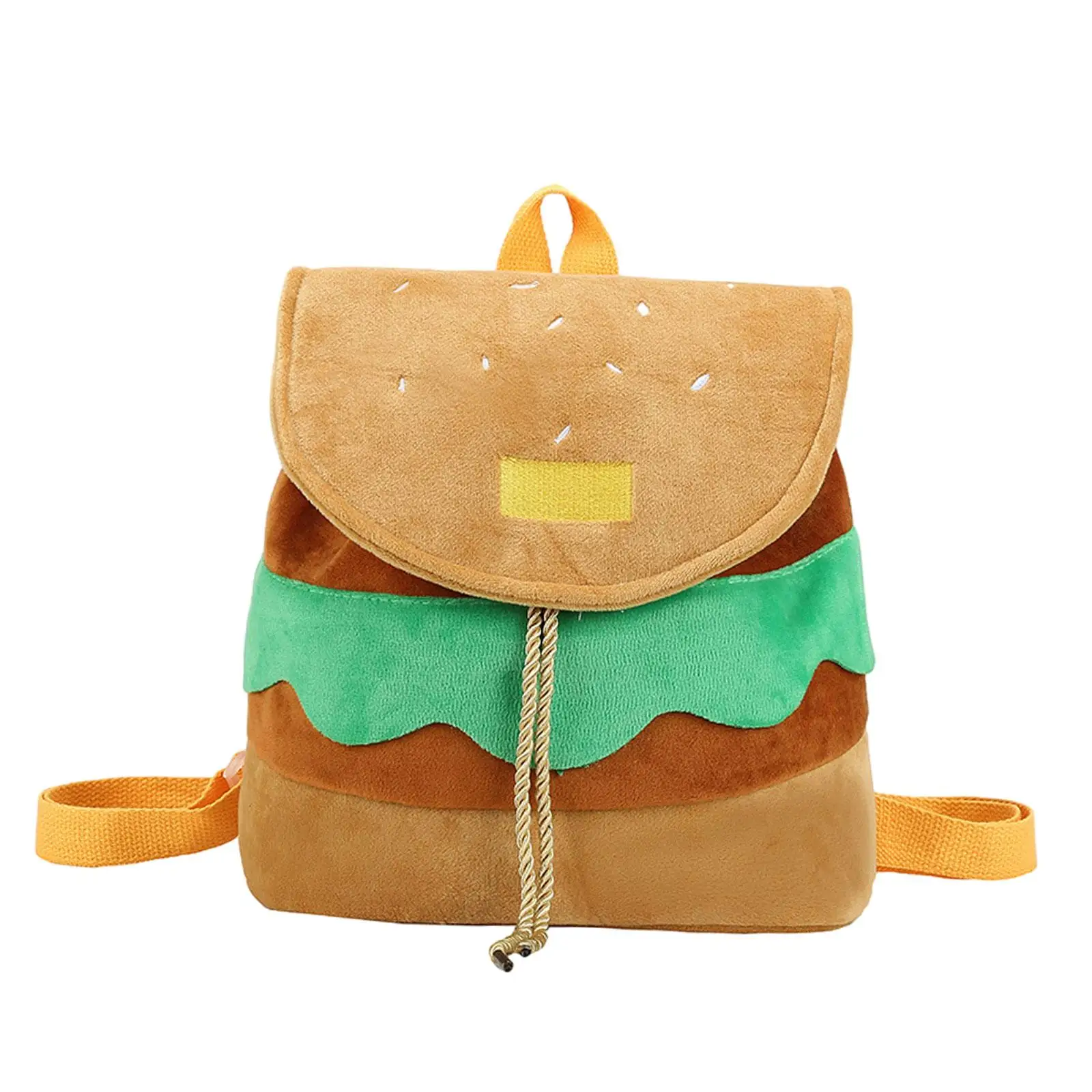 Hamburger Backpack Daypack for Travel School Bag for Girls Boys Women Adults