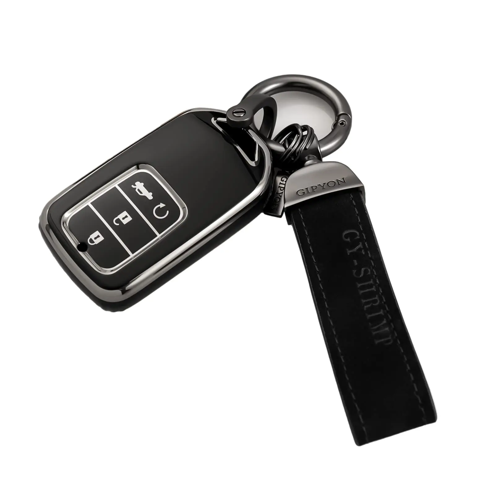 

Car Remote Key Case Cover Shell Fob with keychain for Honda Vezel City Civic Jazz BRV BR-V HRV Protector Car Accessories