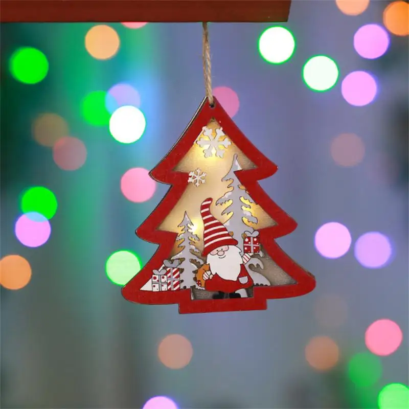 

Рождественские украшения, простой и стильный Безликий кулон для пожилых людей, красивые декоративные украшения ручной работы, деревянный кулон