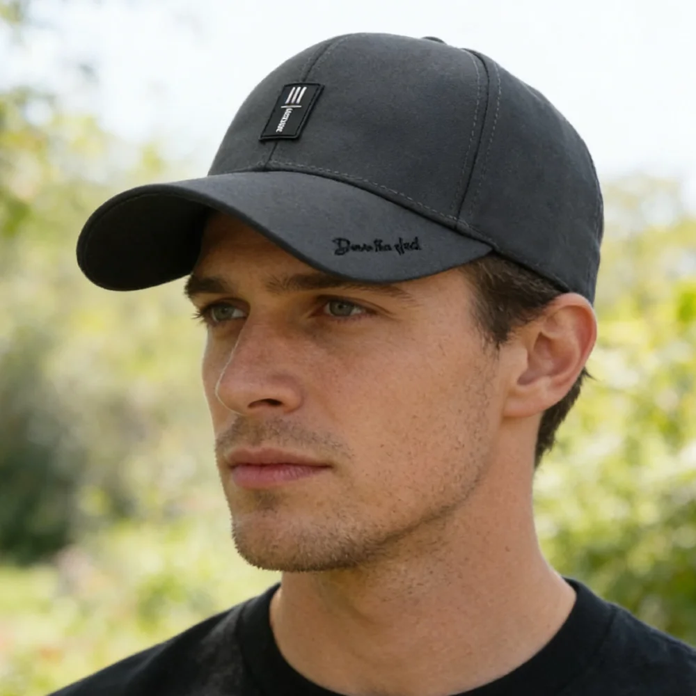 Hochwertige modische Baseballkappe für Herren, Outdoor-Anglerkappe, Sportmütze, Freizeitkappe für Männer im Sonderangebot – Detail 8