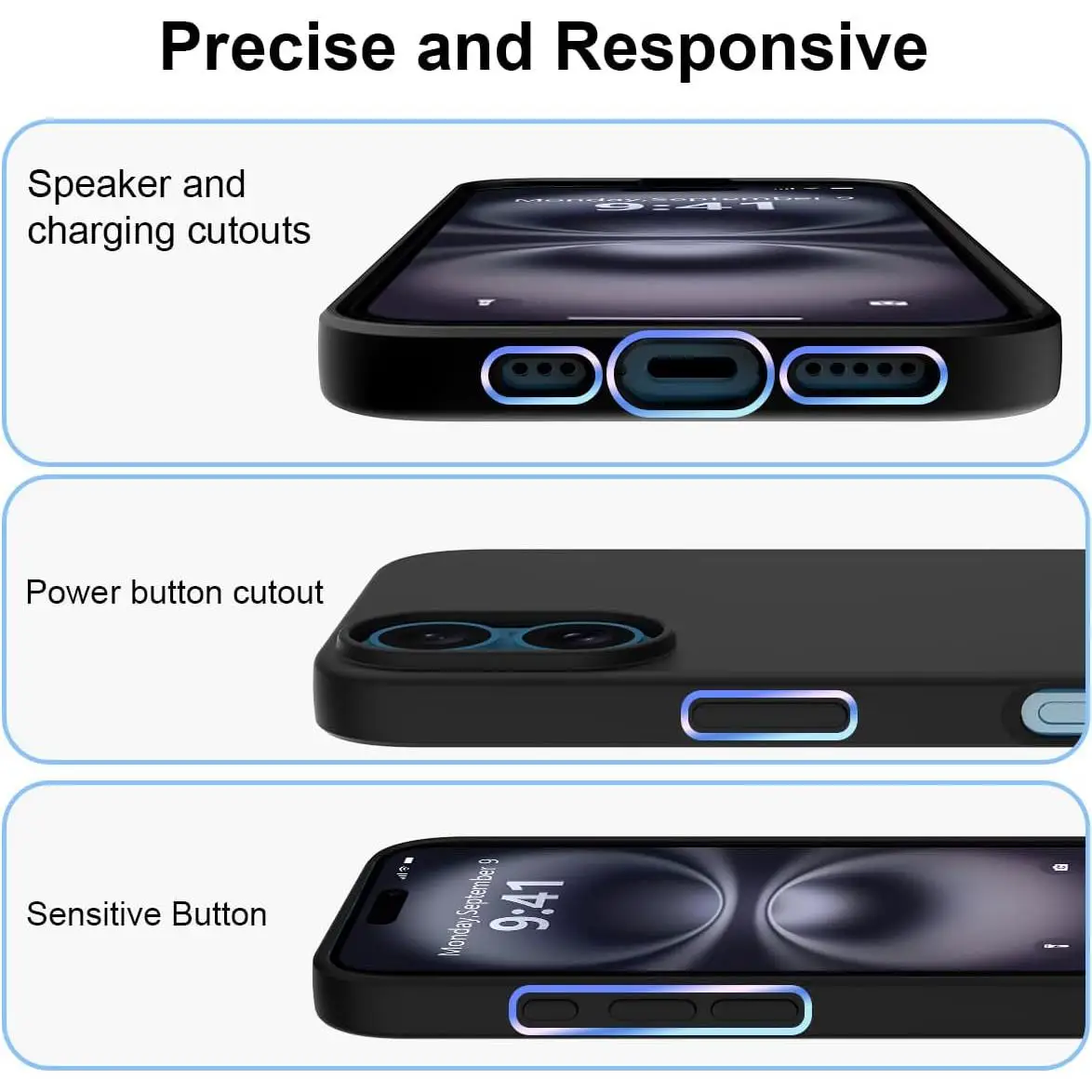 Premium Liquid Silicone Shockproof Phone Case - Soft, Protective & Durable Design