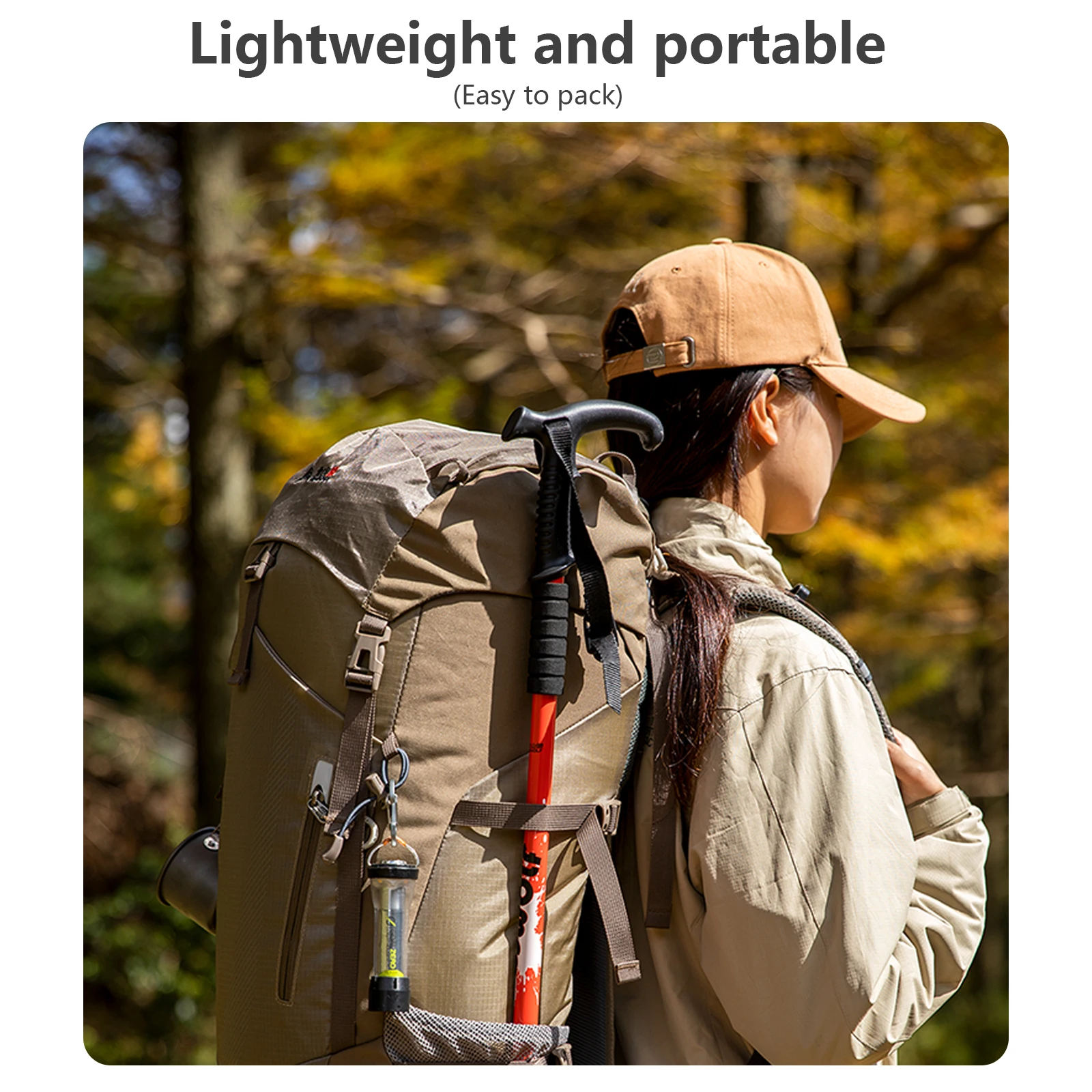 BSWolf 2pcs/lot Outdoor Anti Shock Nordic Walking Sticks Ultra-light Telescopic Trekking Hiking Poles 6