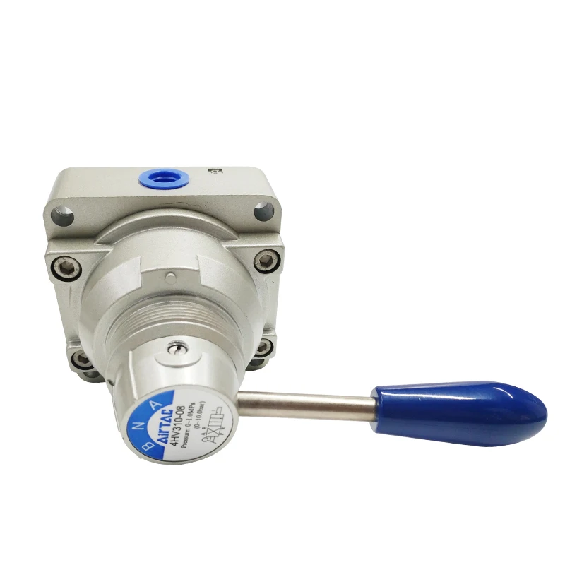 

AIRTAC pneumatic switch hand-turn air valve cylinder manual hand plate reversing valve 4HV310-08 4HV330-08