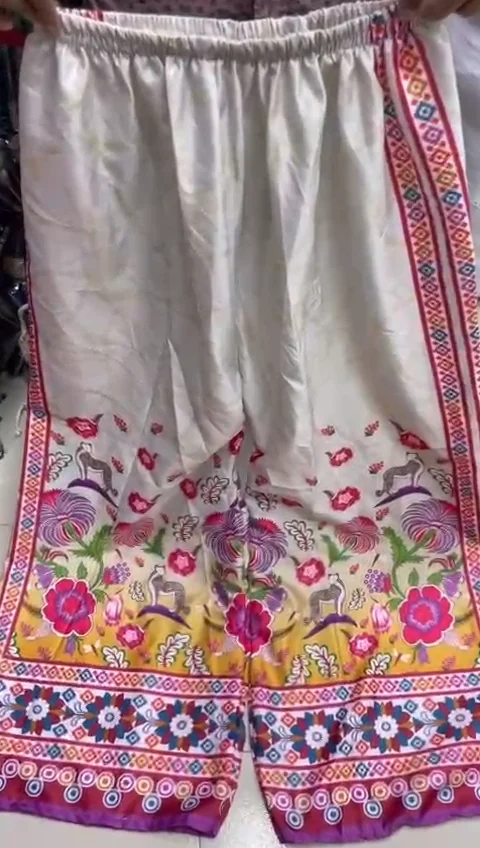 New Exclusive Pakistani Silk Two Piece Printed Salwer Kameez For Women Girls
