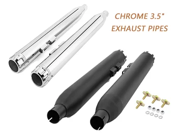 Motorcycle 32" Slip-On Mufflers Exhaust Exhaust Pipes For Harley Davidson Touring Road King Electra/Street Glide Accessories