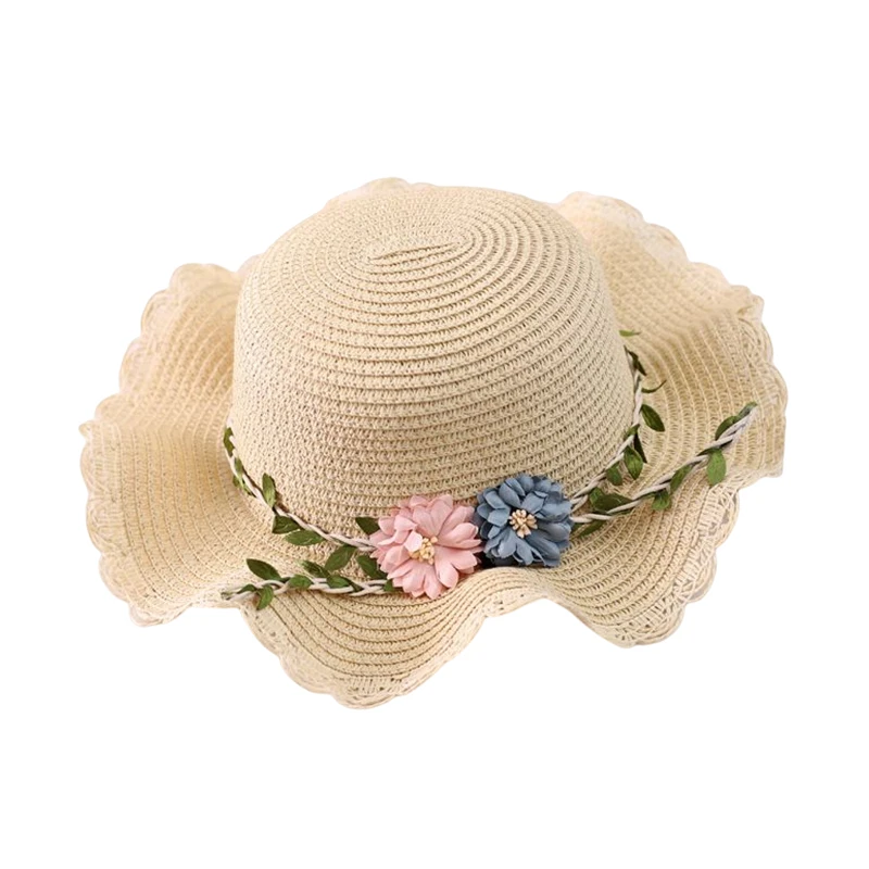Womens Big Bowknot Straw Hat Sun Hat Wide Brim UV Protection Beach Sun Cap Straw Hats For Women For Travel Beach