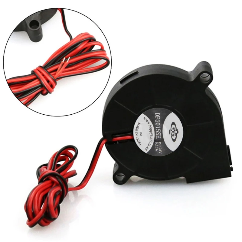 

BBQ Fan Air Blower Charcoal Starter 5015 50mm 24V Cooking Blower 50x62x15mm Dropship