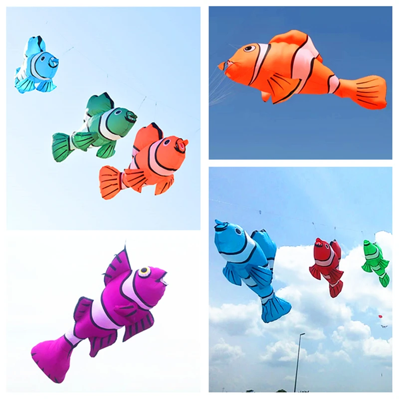 

free shipping flying fish kite pendant giant soft kite professional wind kites Outdoor toys flowform kite professional kite fun