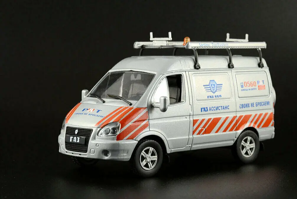 

NEW DeAGOSTINI models 1/43 Scale GAZ-2752 Sortimo Top System Van Diecast car for collection gift