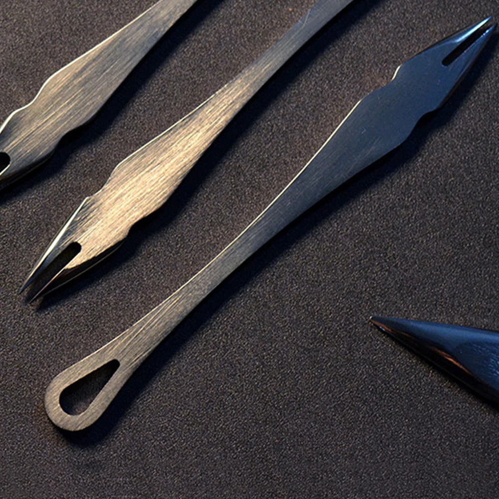 Leather Shallow Slot Edge Linear Leather Edge Creaser 1 PC 2mm/3mm/4mm Stainless Steel DIY Crimping Equidistant Gauge leather tool leather cutting tools