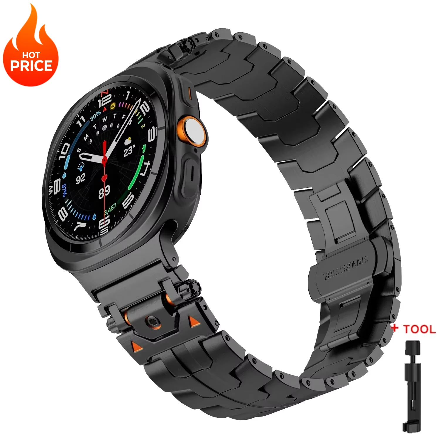 Luxury Stainless Steel Replaceable Wristband