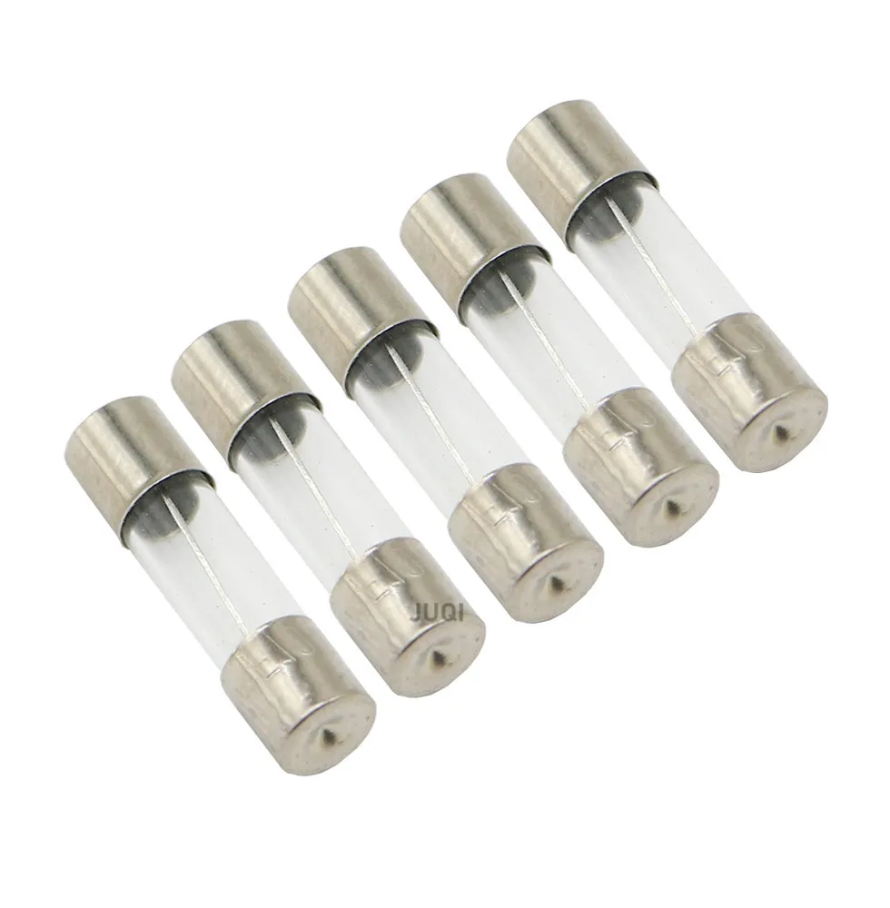 Glass Tube Fuse Kit Fast Acting Fuse 100pcs 5x20mm 250V 0.2A-30A