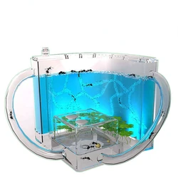 DIY Luminous Small pet living Boxes ant house Ant Workshop Ant Villa Workshop Home Castle Ant Farm Underground ChildrenToys