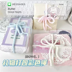 Steve 45M ins Style Gift Packaging Rope Aesthetic Pink Gift Decoration Rope Hand Ledger Gift Weaving Rope