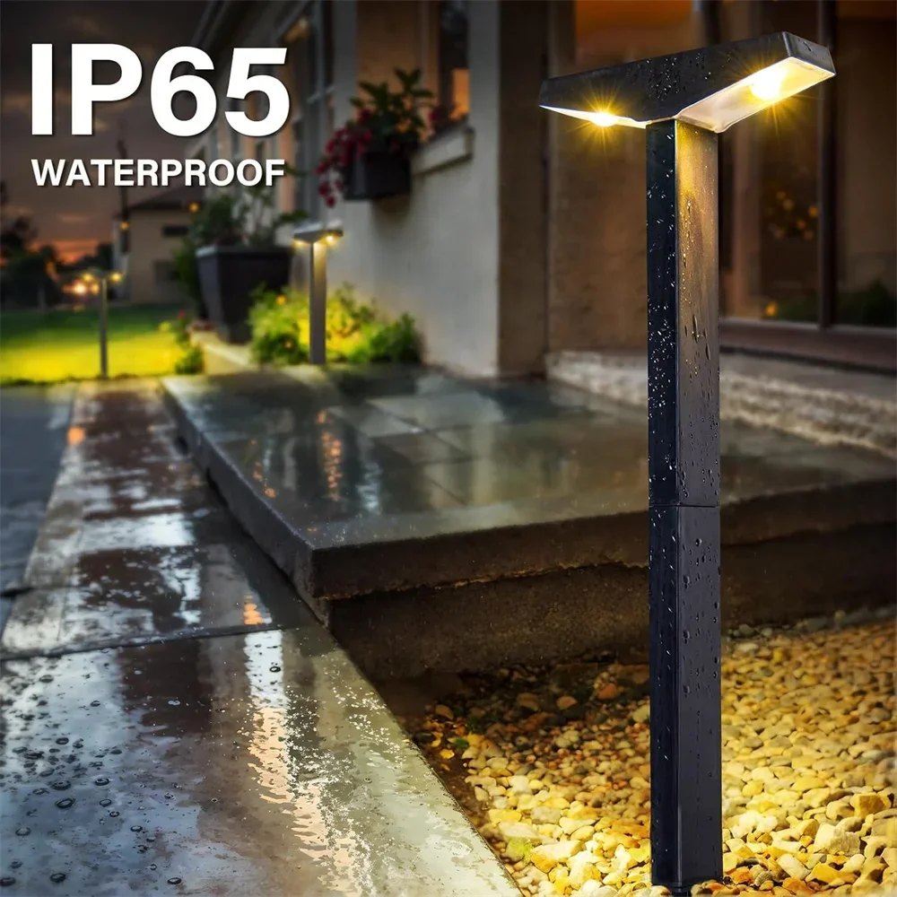 1/4 Pack Solar Pathway Lights solar lights solar wall lamp solar ground lights lawn lamp garden lighting Outdoor IP65 Waterproof Garden Lamp Landscape for Lawn