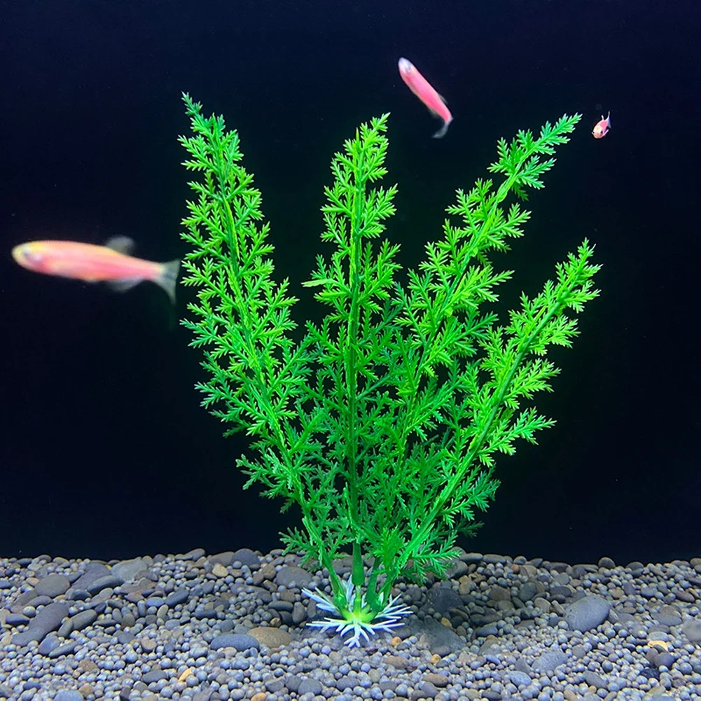 Artificial Underwater Plants Aquarium Fish Tank Seaweed Decoration Water Grass Viewing Decorations for Home 1Pc