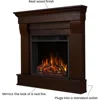 Chateau 41" Corner Electric Fireplace with Mantel for Living Room or Bedroom, Replaceable Fireplace Insert Heater. 4