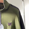 24ss Classic Butterfly Embroidery Nee dles Stripes Jackets Men Women 1:1 AWGE Track Jacket With Tags 1