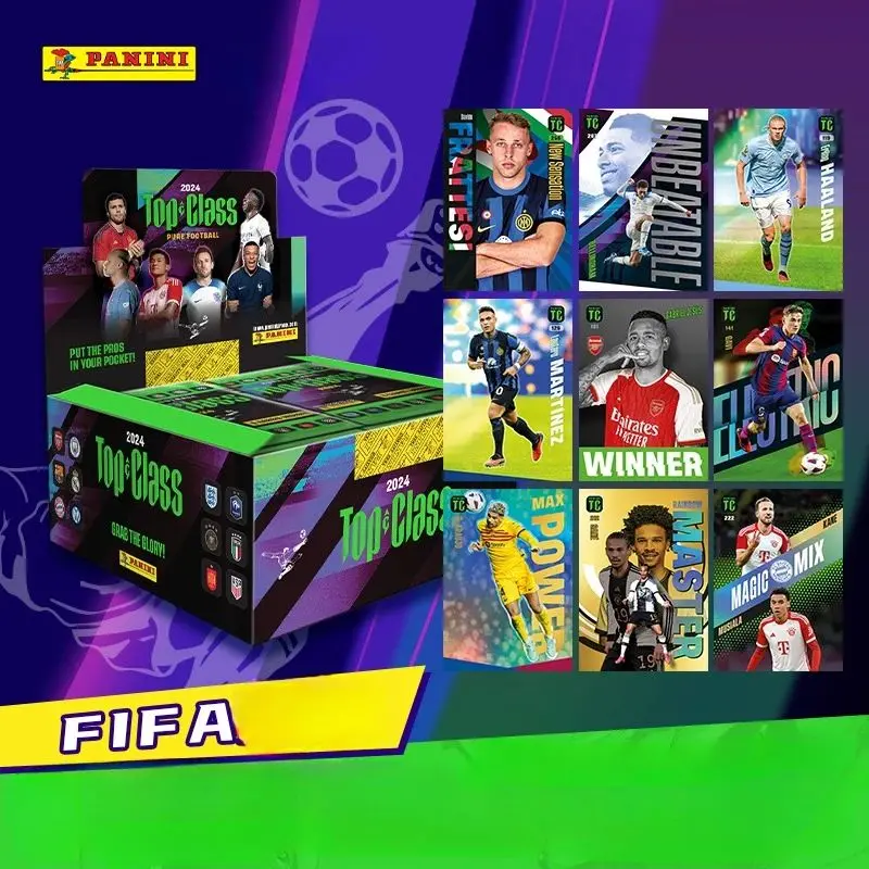 Panini 2024, официальная коллекционная карта Football Star, Mbappe Haaland Ronaldo, ограниченная серия, открытый пакет, Adren...