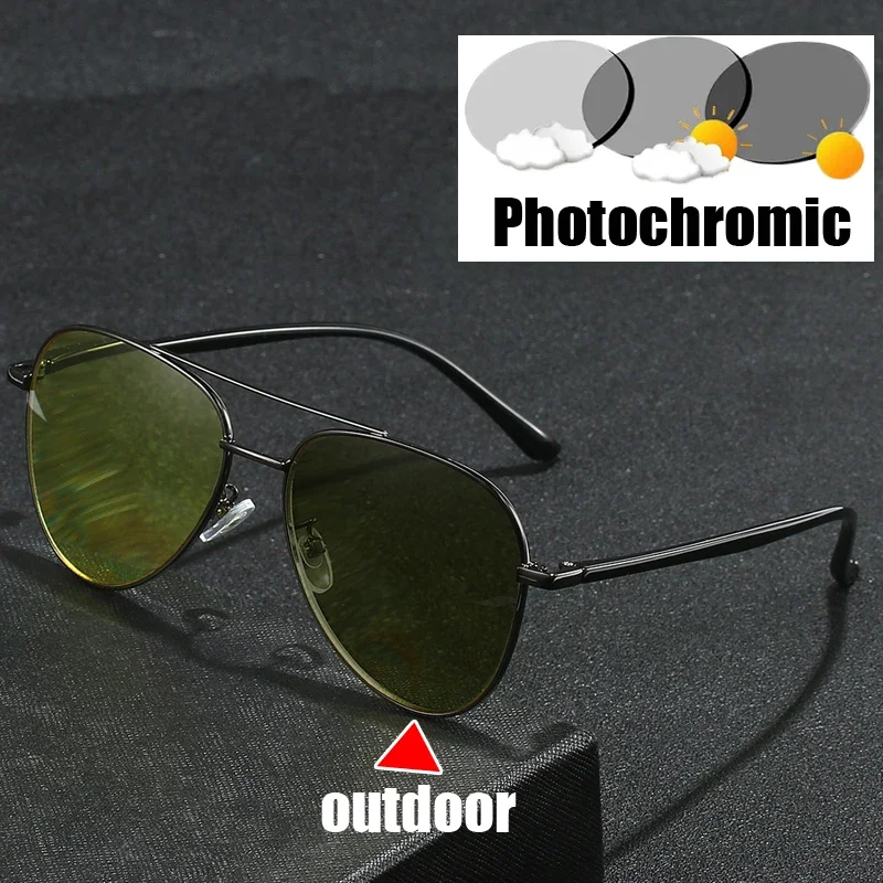 Progressive multifokale Lesebrille für Damen und Herren, modischer Trend, Farbwechsel, Nachtsichtbrille, verschreibungspflichtige Sonnenbrille