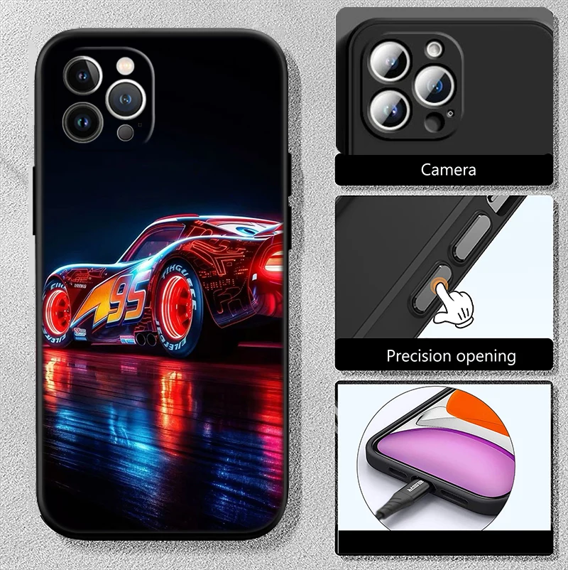 Cars Lightning McQueen Neue Hochwertige Handyhülle für iPhone SE X XS XR 16E 17 11 Pro Max 8 7 6 6s Plus Air – Detail 5