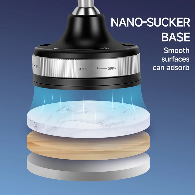 360° Rotation Car Vacuum Chucks Holder & 15W Magnetic Wireless Charger Stand For iPhone 17~12 Samsung Xiaomi Cellphone Bracket