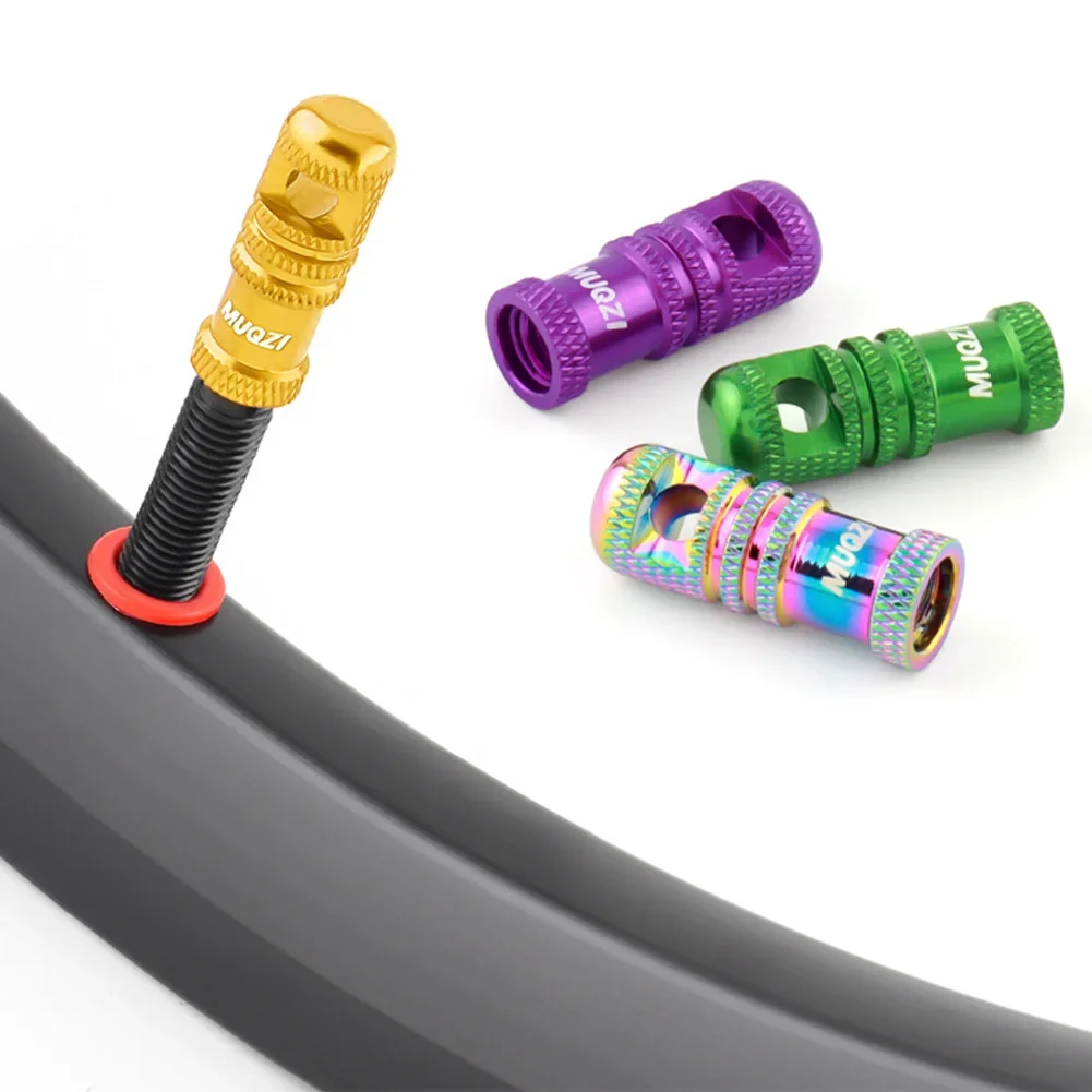 2/4Pcs Presta Valve Cap with Valve Core Removal Function Bike Tubeless Tire Valve Stem Cap MTB Accessories