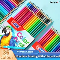 36colour Woodless Color Pencil Sketch Painting Pencil Artist Students Painting Set School Supplies Hand Paint Colouring 1