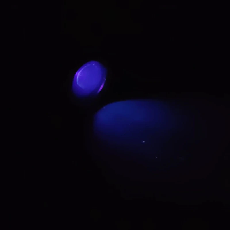 1PC ZWB3 254nm UV 전송 필터 렌즈 투과광 조명기용 검정색 광학 유리 암석 형광 램프 직경 4-60mm