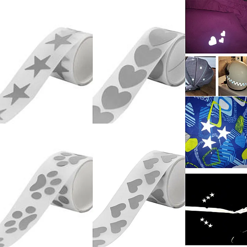 

PET Reflective Material Tape Sticker Cycling Reflective Clothes DIY Sewing Craft Reflective Sticker DIY Decor Stationery Sticker