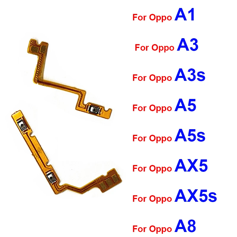On OFF Power Volume Button Flex Cable For OPPO A8 A5 A5S A3S A3 A1