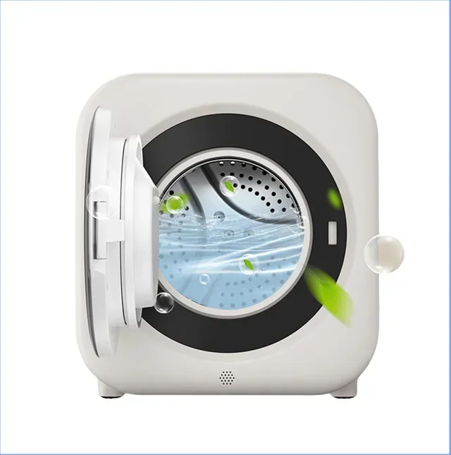 110V 60Hz Fully-Automatic Portable Spin Drain Pump New Household Electric washing machine and clothes dryer 5