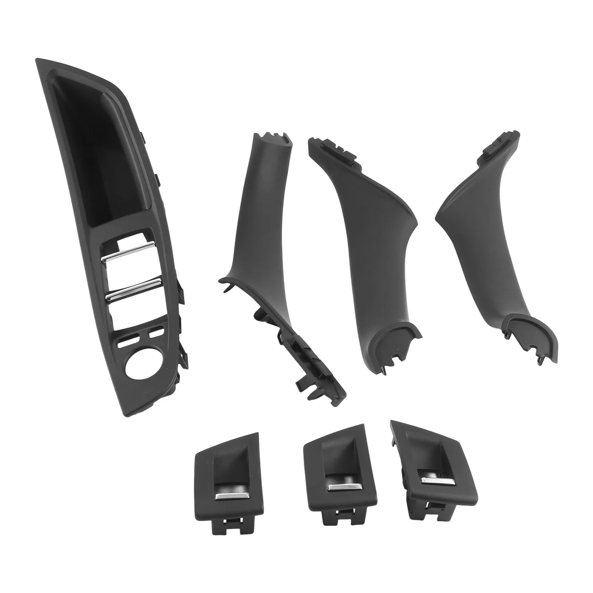 

7 шт. Автомобильная внутренняя дверная ручка, переключатель подлокотника для-BMW 5 серии F10 F11 F18 2010-2