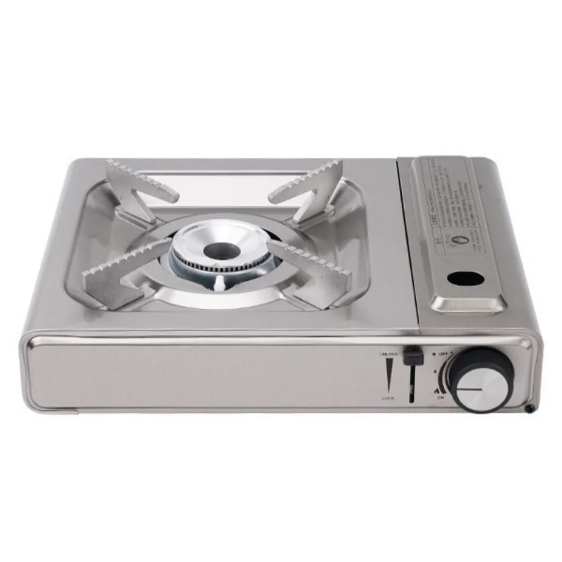 

3000W Portable Stainless Steel Card Stove Outdoor Camping and Picnic Windproof Anti Slip Gas Stove Fierce Fire Thin Card Stove