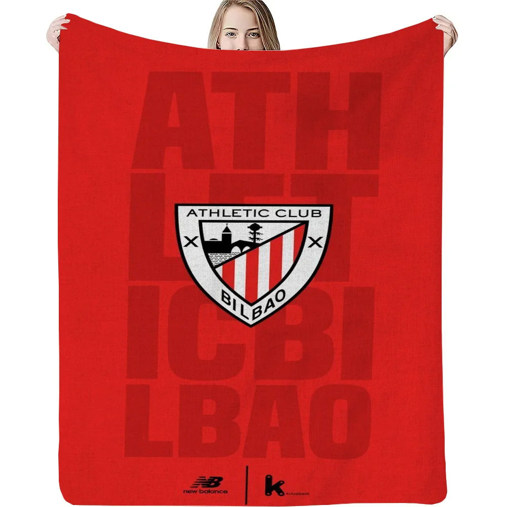 Athletic Bilbao Logo Thermal Blankets for Bed Blankets for Adults Soft Blanket King Size Cute Throw Blanket Sofa Fluffy Plaid 4