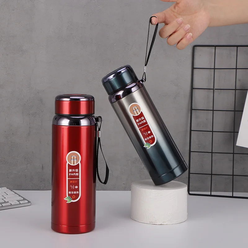 

Stainless Steel Thermos Thermal Cute Water Bottle For Hot Water Tea Coffee Mugs Termica Flask Tumbler Insulated Drinking Cup