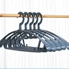 10pcs Traceless clothes hanger, clothes hanging rack, clothes drying rack, household clothes support, plastic coat rack 6