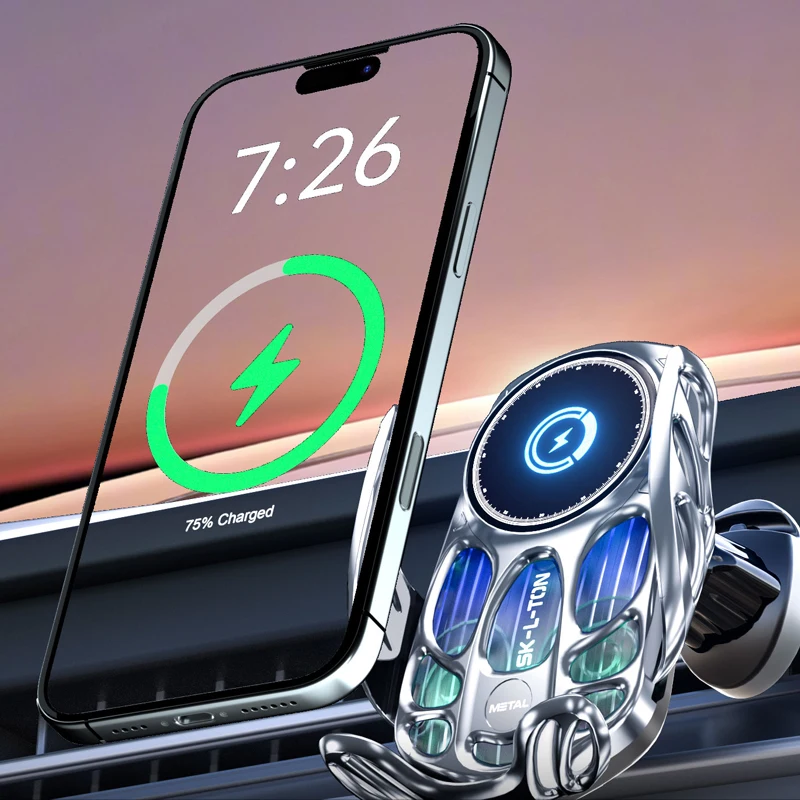 GAC GS3 2024 GAC Emzoom 2025 차량용 스타일링 무선 충전 휴대폰 거치대 중력 브래킷 스탠드 자동차 액세서리