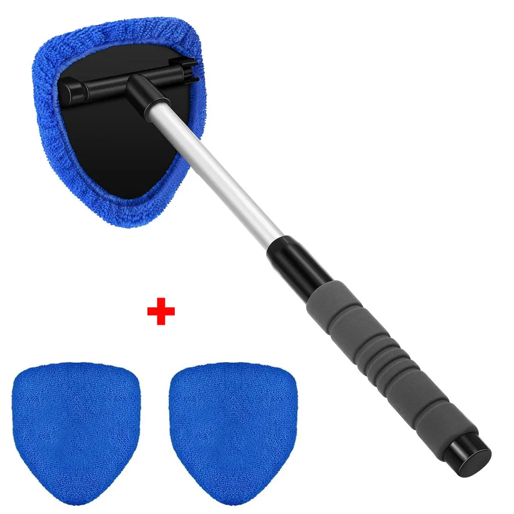 Telescopic Car Window Windshield Cleaning Brush Set Microfiber Window Glass thumbnail 6