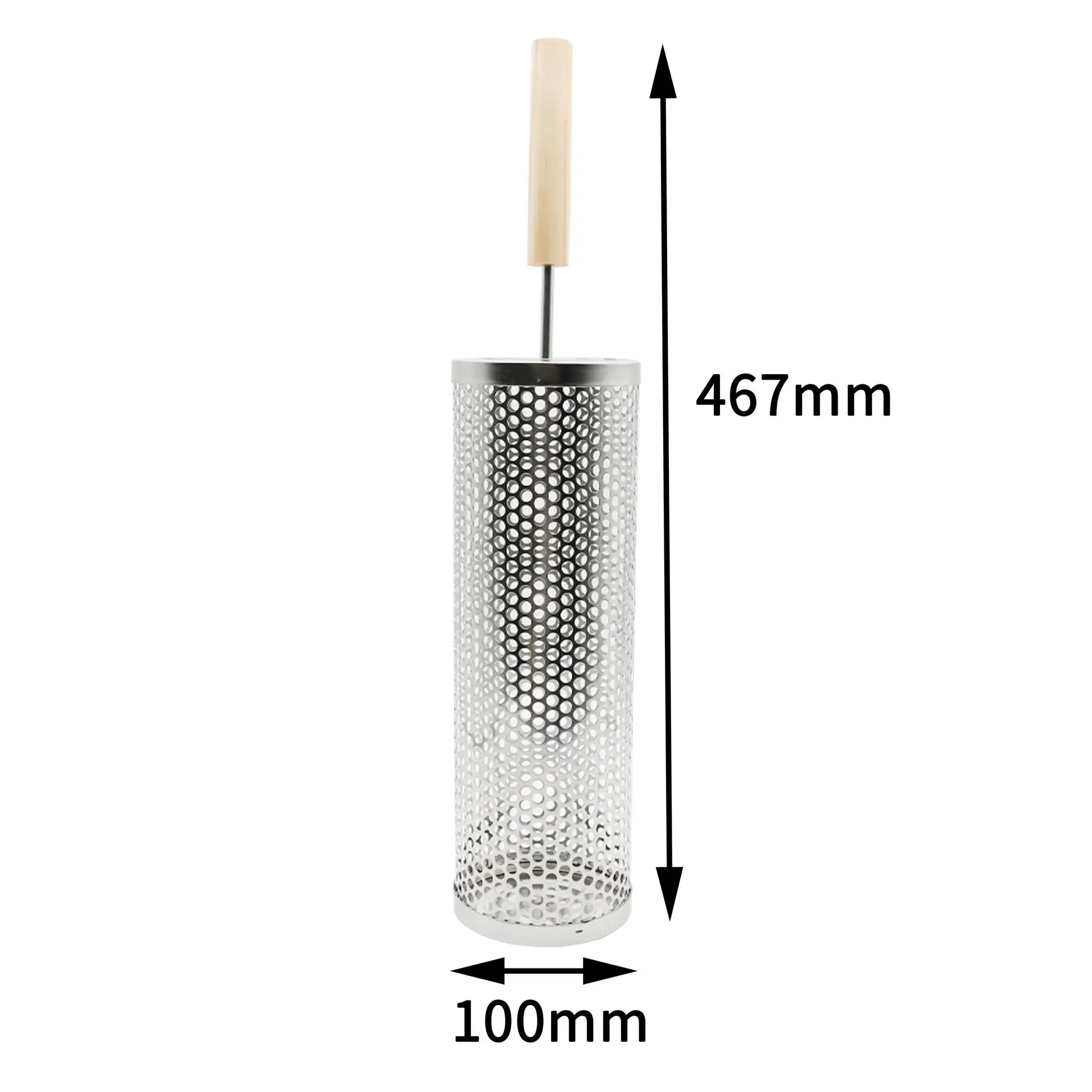 Rolling BBQ Cage 304 Stainless Steel Barbecue Mesh Barbecue Cages Grill BBQ Tools Rolling Grill Basket Outdoor Tools