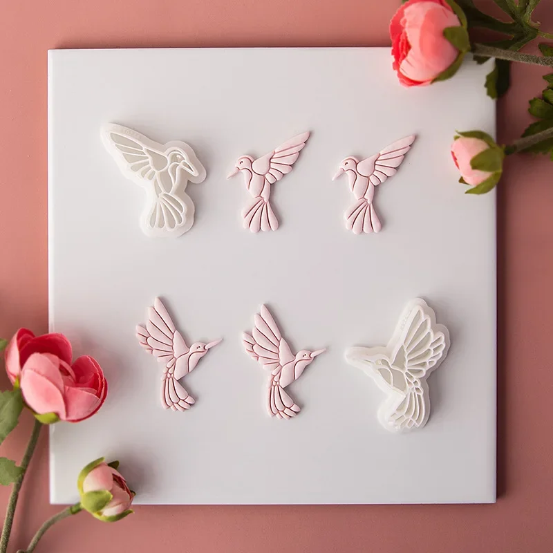 Animal Series/Squirrel/ Deer/ Bear/ Bird/ Rabbit/ Dove Polymer Clay Cutter Ceramic Jewelry Necklace Earring Cutting Mold