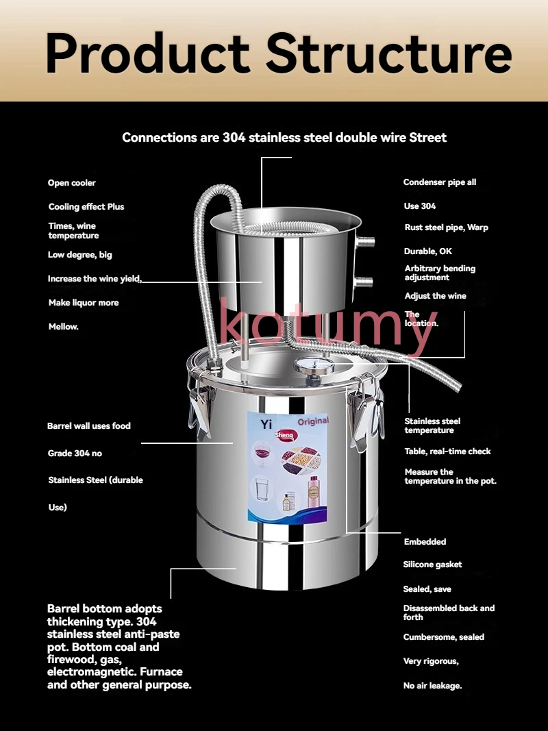 12L Stainless Steel Distiller 3